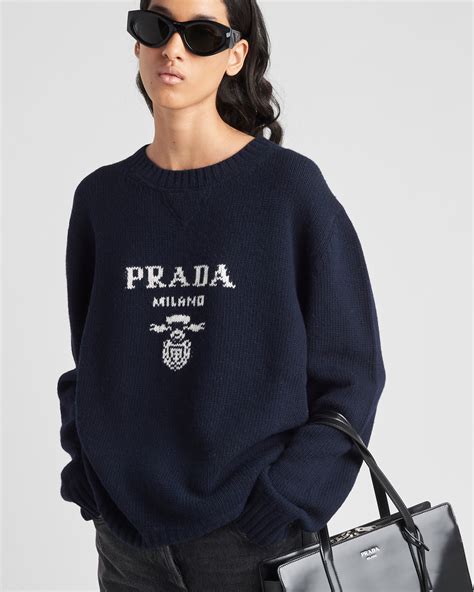 prada weihnachtspullover|prada ladies sweaters.